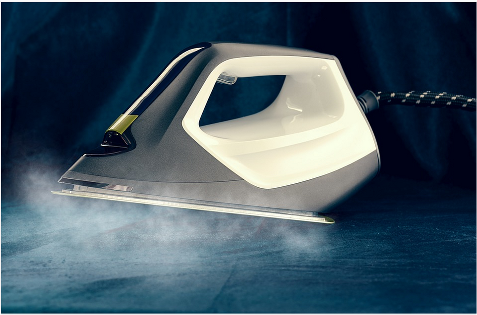 a steam iron generating steam